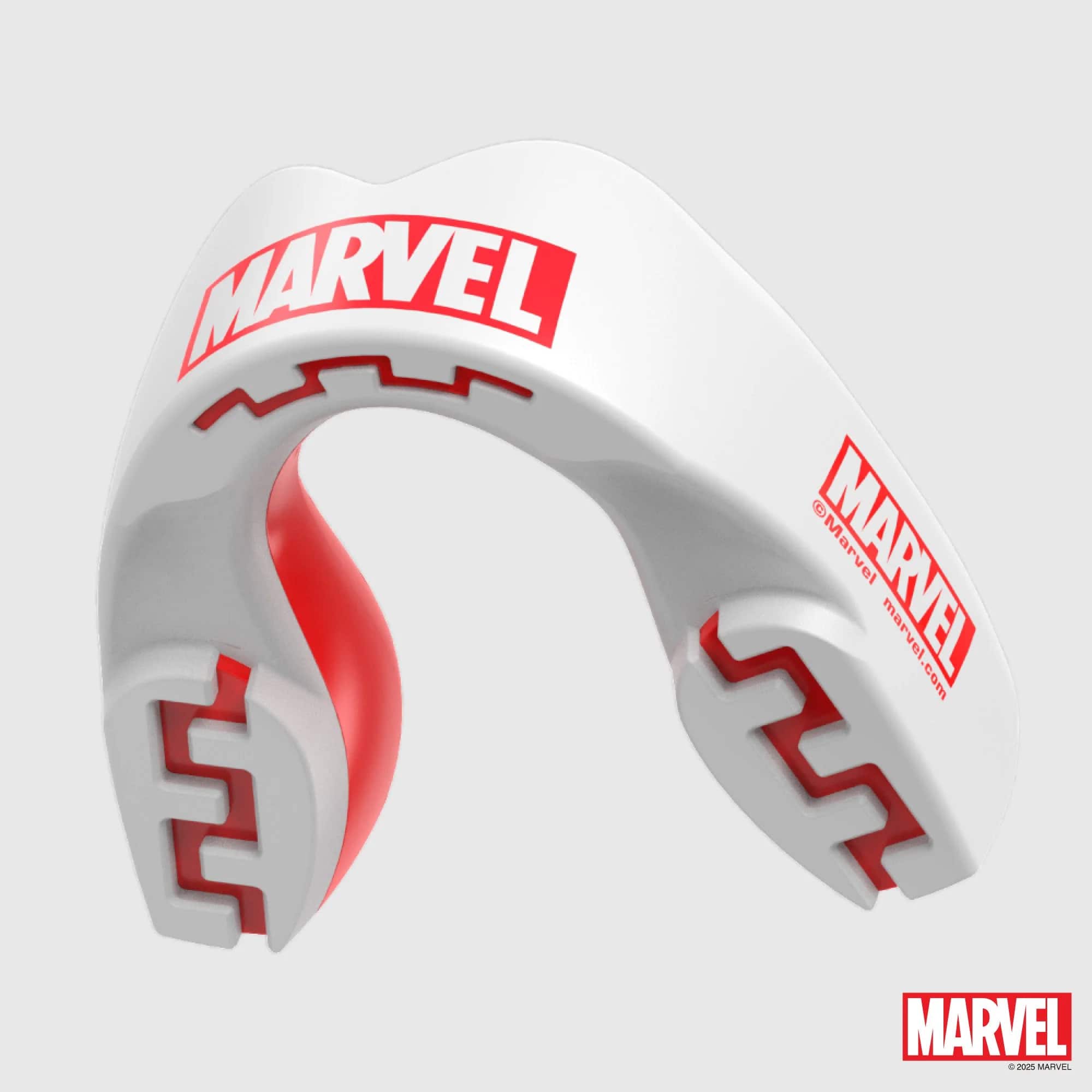 SafeJawz Marvel Logo Mouth guard - White
