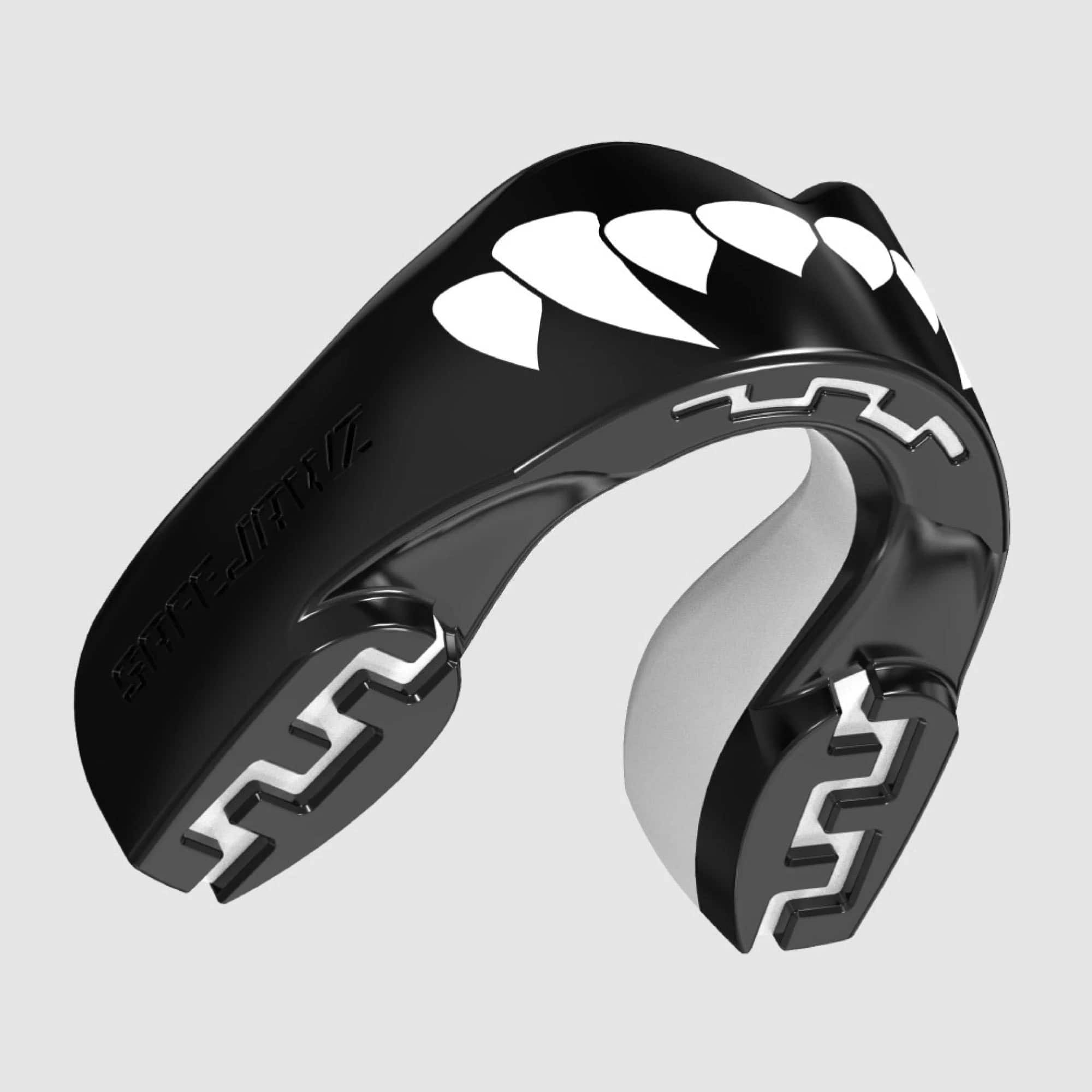 SafeJawz 'Fangz' Mouth guard - Extro Series - Black & White