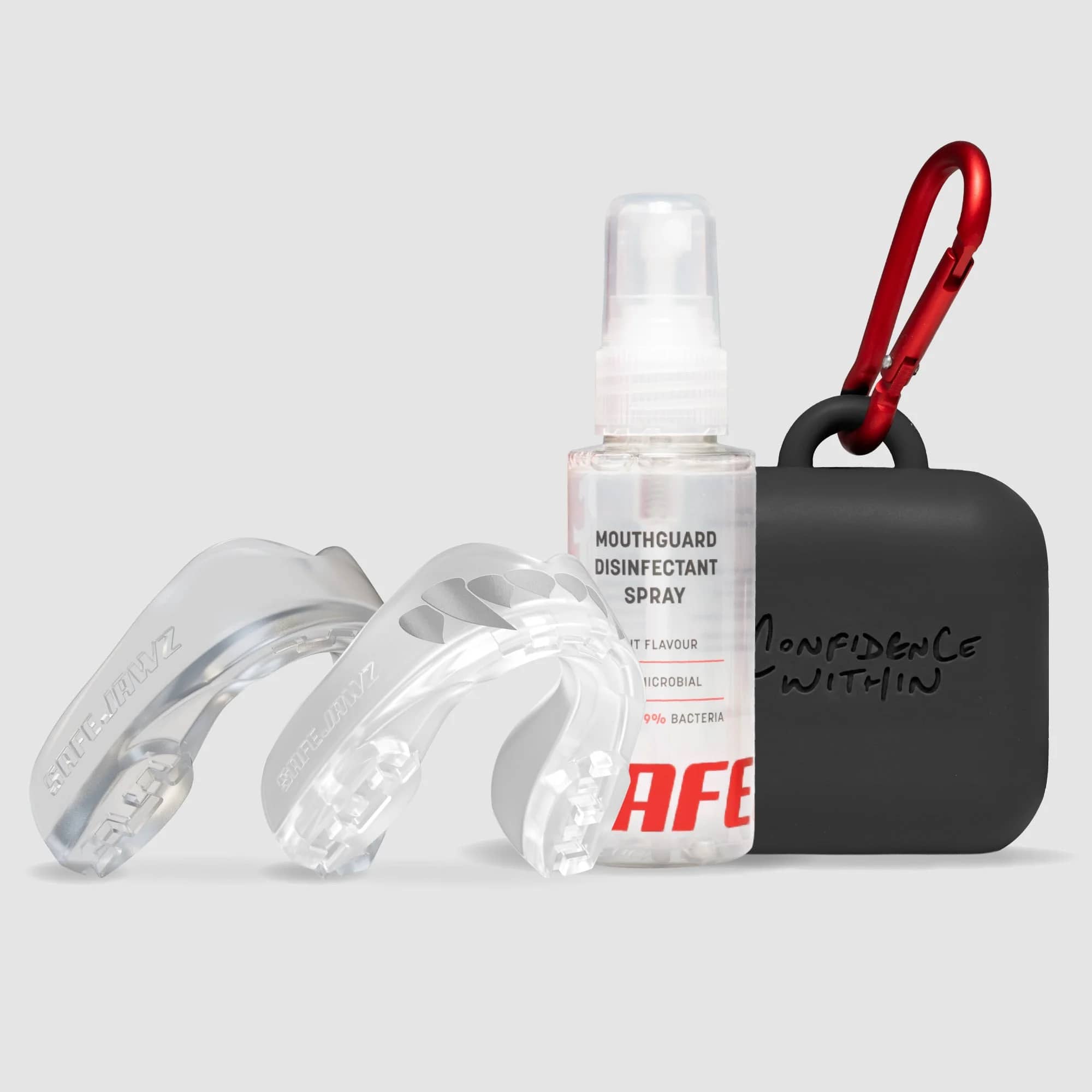 SafeJawz Extro Series Premium Bundle - Clear Fangz – original SafeJawz product photograph