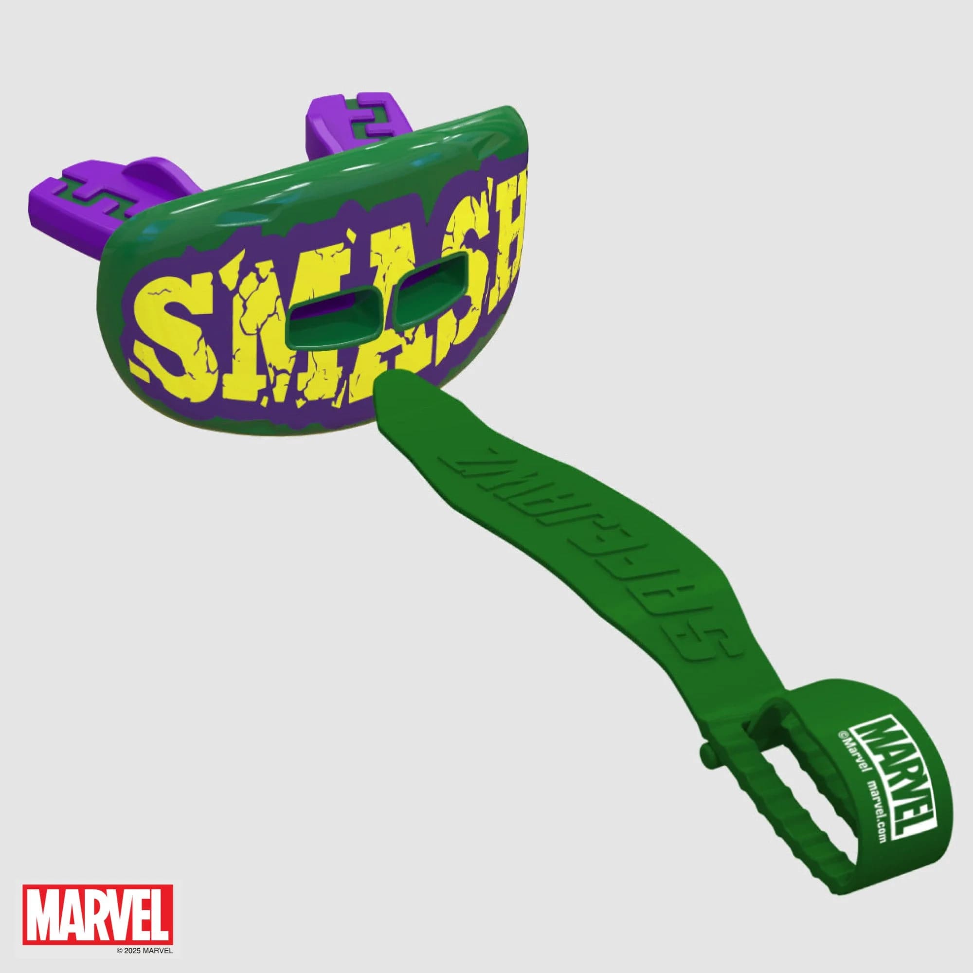 SafeJawz Marvel Lip Guard Hulk Mouth guard – original SafeJawz product photograph