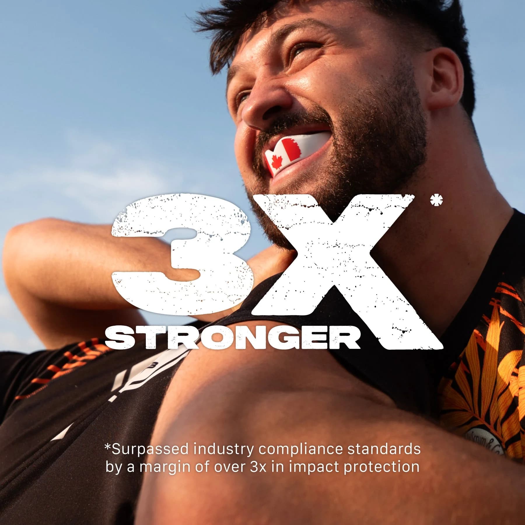 SafeJawz Extro Flags Range Mouth guard Canada – additional SafeJawz photograph
