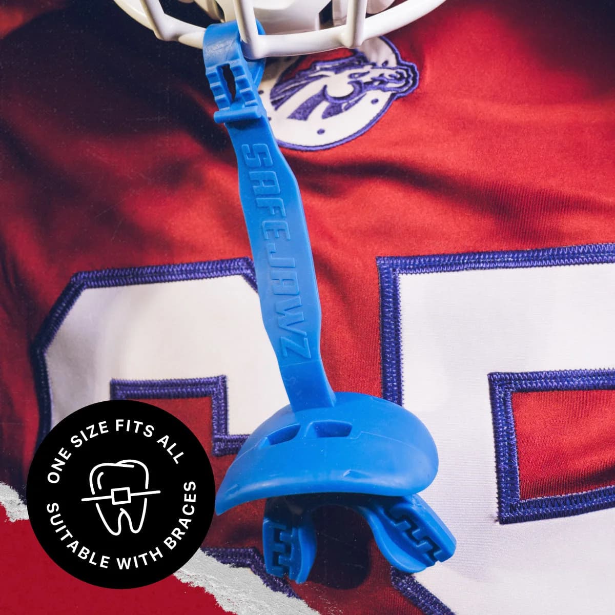 SafeJawz Intro Series Lip Guard- Blue – additional SafeJawz photograph
