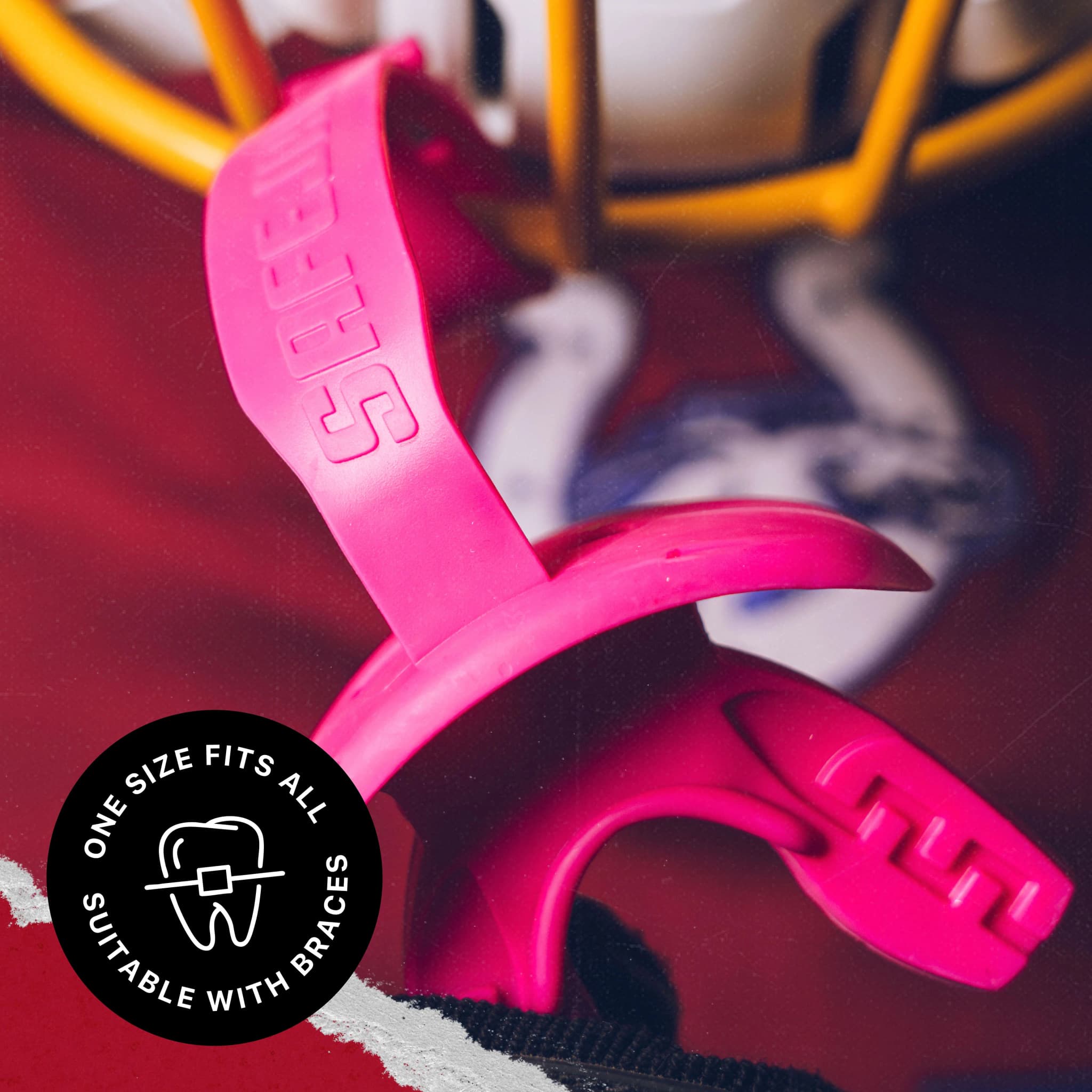 SafeJawz Intro Series Lip Guard - Pink – additional SafeJawz photograph