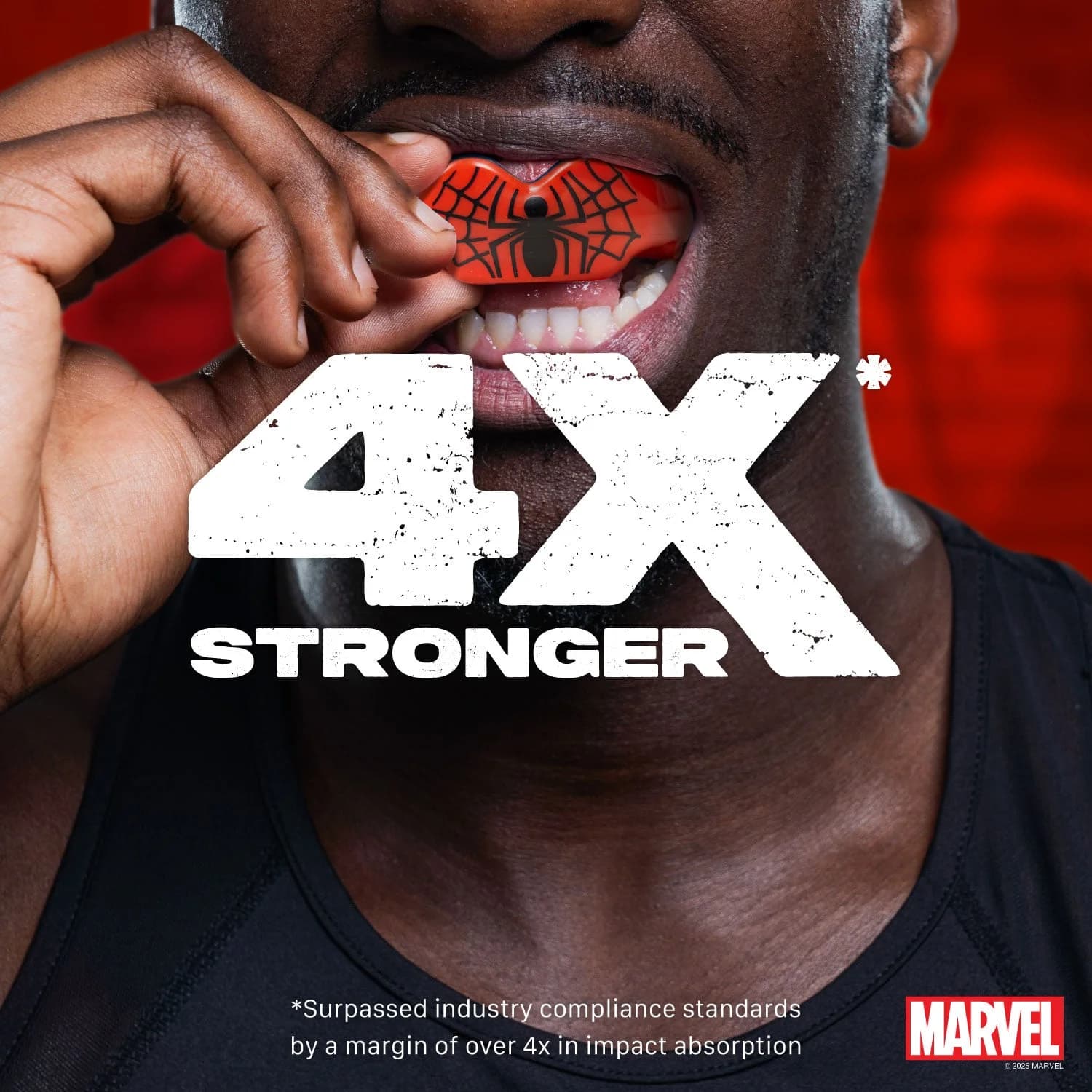 SafeJawz Marvel Spider-Man Mouth guard For Braces - Red – additional SafeJawz photograph