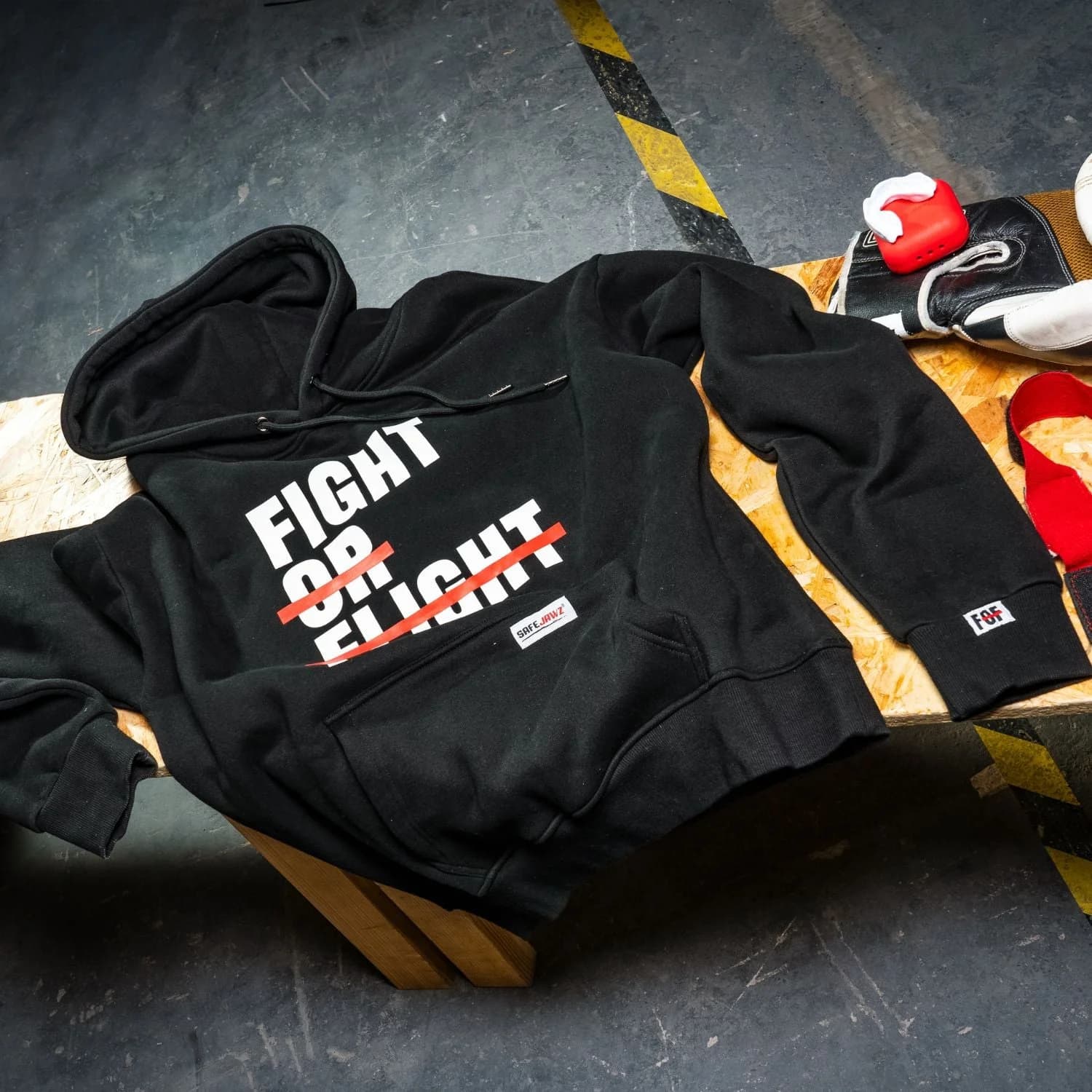 SafeJawz Fight or Flight Premium Hoodie – additional SafeJawz photograph