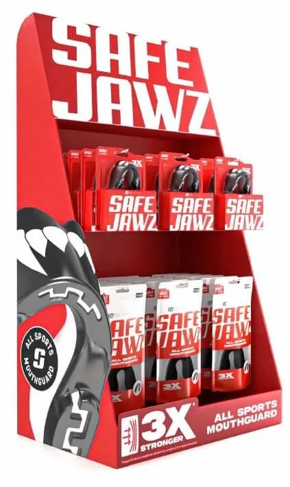 The grin on the counter. Original image from the SafeJawz POS catalogue.